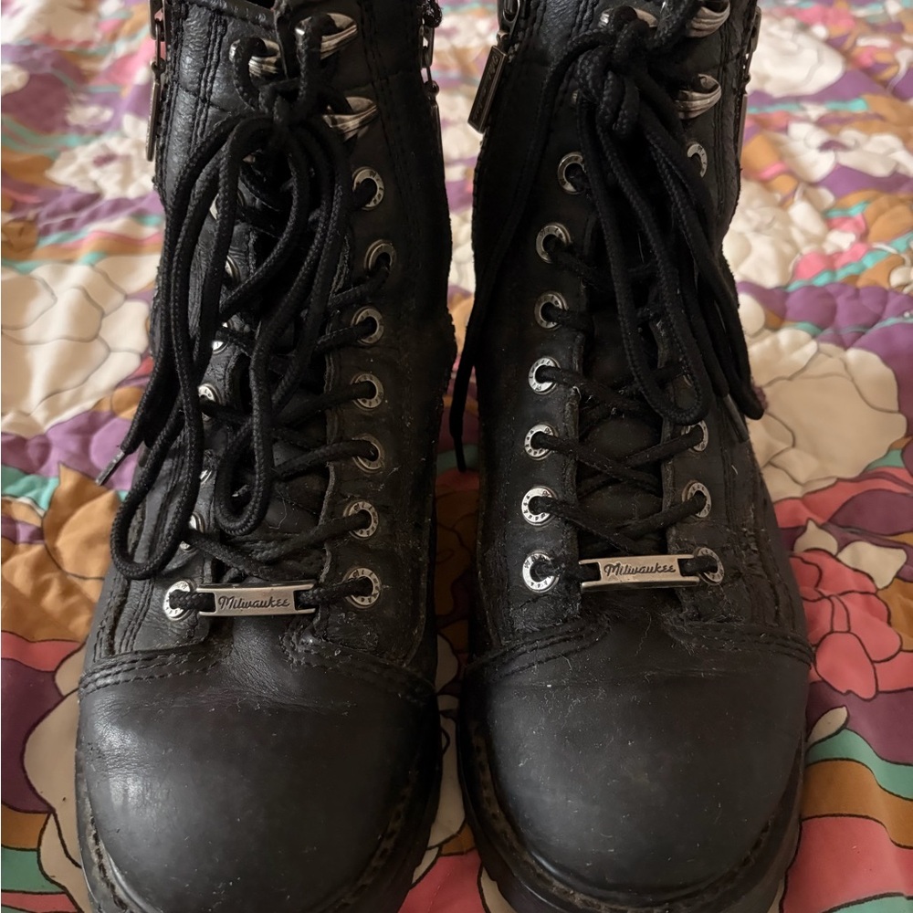 Milwaukee Moto Zipper Boots